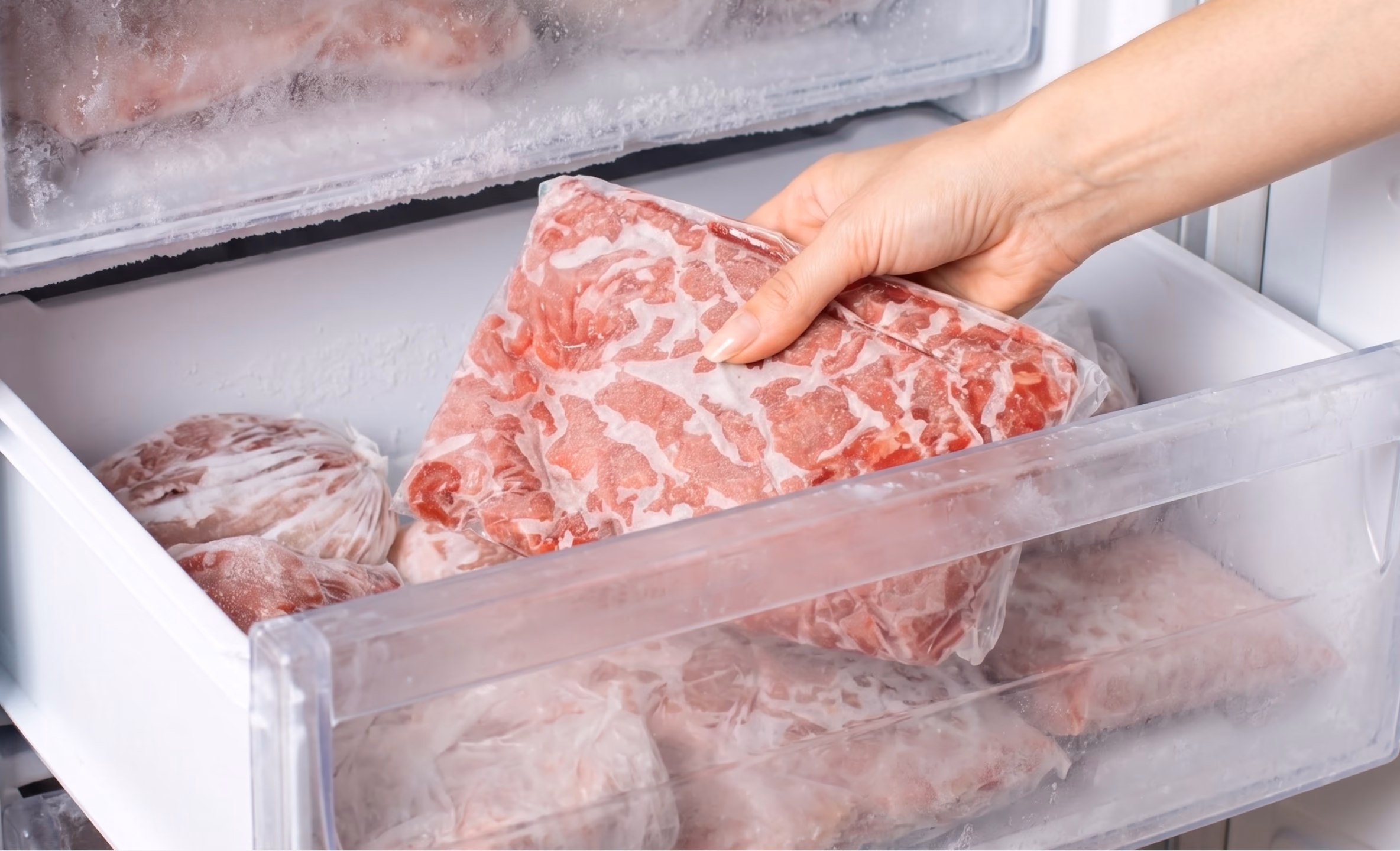 Продукты в морозилке